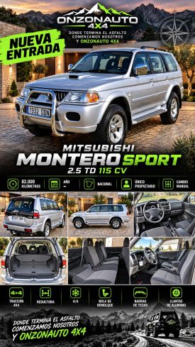 Mitsubishi montero sport 84.000km